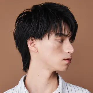 ミディアム パーマ メンズ 【池袋店 店長】伊藤 昂樹/曲がる縮毛矯正のヘアスタイル