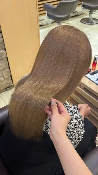 ロング カラー waka❤️✨ レイヤーボブ/ネイルのヘアスタイル