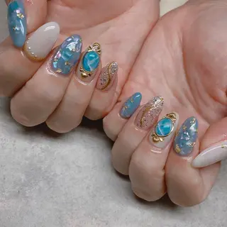 ネイル among アマン所属・lecoa_ kana／amongのネイルデザイン