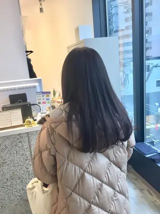 セミロング 所渉/韓国レイヤー /ウルフカットのヘアスタイル