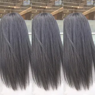 ロング カラー 青木 茂樹⭐️ 透明感カラーのヘアスタイル