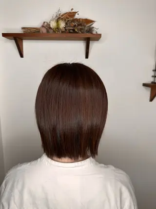 ミディアム 美容室Un所属・岡野  伊吹【縮毛矯 正/髪質改善】のヘアスタイル