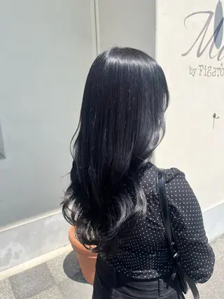 ロング カラー Ayumi/艶カラー /レイヤー/ネイルのネイルデザイン