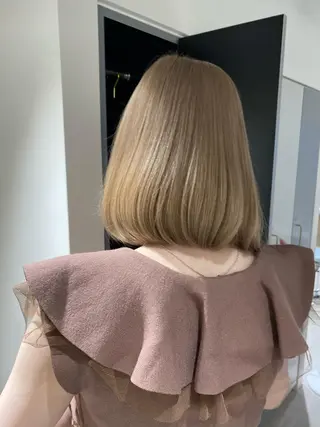 ミディアム カラー LOVESTOIKE 堂本のヘアスタイル