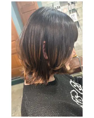 ミディアム 艶×透明感カラー♡ カットモデル募集中のヘアスタイル