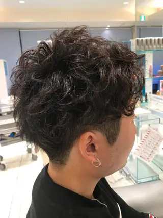 ショート カラー パーマ ヘアアレンジ メンズ キッズ ネイル マツエク・マツパ MODEK's西宮店 マネージャー神道有基のヘアスタイル