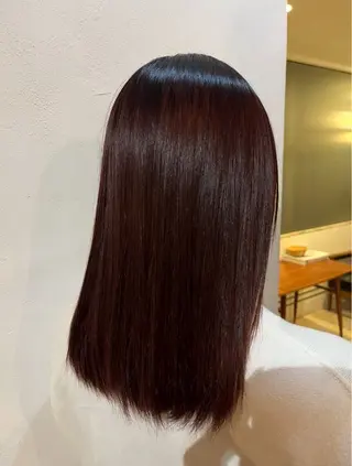 セミロング 小田切 心菜のヘアスタイル