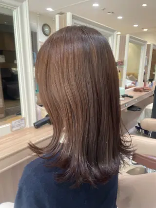 ミディアム 韓国ヘアメイク🎀/ 縮毛矯正✨山本媛香のヘアスタイル