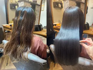 ロング カラー Reve所属・那須野 美月のヘアスタイル