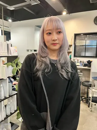 ロング カラー dogstar小林諒 レイヤー/パーマのヘアスタイル