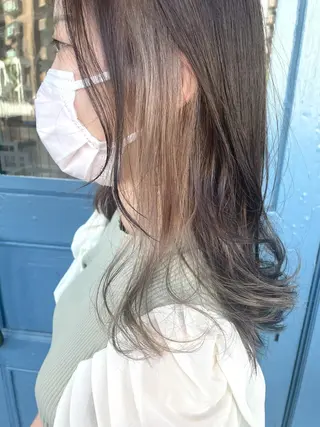 ロング カラー 渡辺 瑠美のヘアスタイル