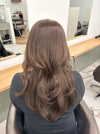 ロング カラー ️透明感/アレンジ/ 🎀こゆき🎀のヘアスタイル