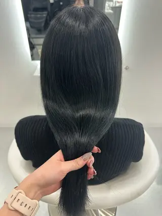 ロング ならざきつぐみ /天王寺/ハイトーンのヘアスタイル