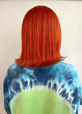 ミディアム Kva所属・ウルフ/ハイトーン /髪質改善/AIRIのヘアスタイル