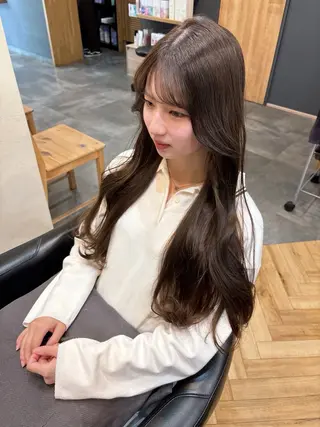 ロング 韓国ヘア/レイヤー 🇰🇷/艶髪/長橋のヘアスタイル