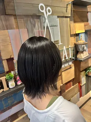 ショート カラー 🌙透明感カラー/ 丁寧施術|松本のヘアスタイル