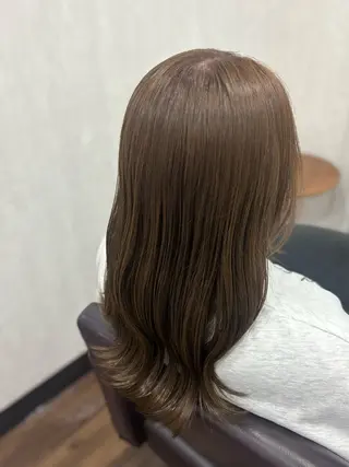 ロング カラー カラーモデル募集 ☘️もえな☘️のヘアスタイル