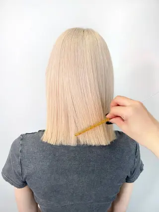 ミディアム カラー デザインカラー/ハイ トーン/konomiのヘアスタイル