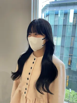 ロング 𝐚𝐨𝐢/カット /パーマモデルのヘアスタイル