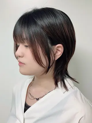 ショート fumikaブリーチ /ウルフのヘアスタイル