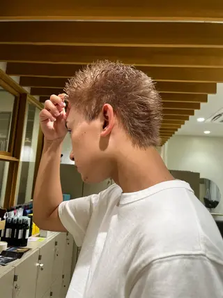 ショート カラー miwa Yuma /メンズパーマのヘアスタイル