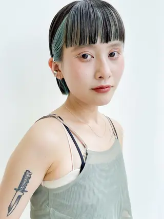 ミディアム カラー yiye 青山所属・無料カットモデル募集 🌱ひょうがのヘアスタイル