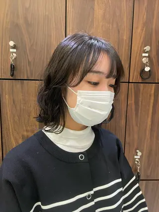 ミディアム 韓国風ヘア/パーマ ♡あゆのヘアスタイル