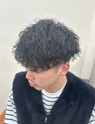 パーマ メンズ 梅田/全パーマ特化/ ケアパーマ特化/秋本のヘアスタイル