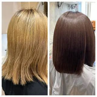 ショート カラー 美髪ヘッドスパ🫧 西山紗奈江💆‍♀️のヘアスタイル