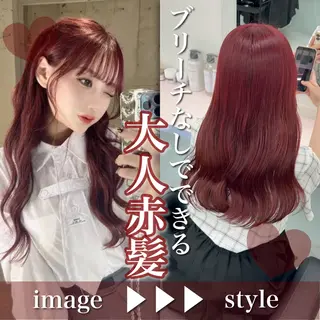 カラー ブリーチなしの達人 🌈KAITOのヘアスタイル