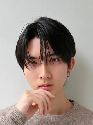 ミディアム メンズ ニュアンスパーマ/ フェザーパーマ/平木のヘアスタイル