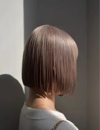 ショート youres hair恵比寿本店所属・縮毛矯正×レイヤー カット/飯田 輝のヘアスタイル