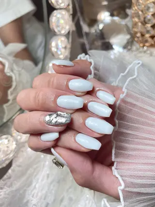 ネイル 23時まで❤︎韓国、 ワンホンネイルのネイルデザイン