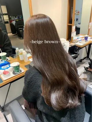 ロング カラー Dears 香芝店所属・関 優希のヘアスタイル