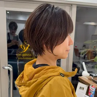 ショート レイヤーカット/ 堺 健人のヘアスタイル