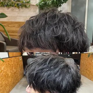 ショート メンズ かんばら りょーいのヘアスタイル