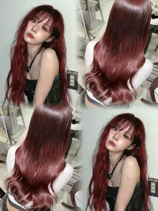 ロング カラー ヘアアレンジ Lani5710所属・🎀ハイトーン・艶 カラー HANA🎀のヘアスタイル