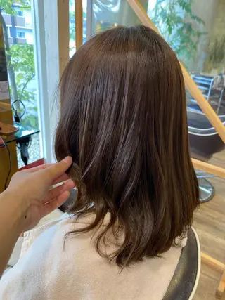 セミロング カラー ヘアアレンジ 🌻井上 マリー🌻のヘアスタイル