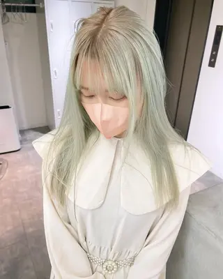 カラー 原宿/ハイトーン ⭐︎airi⭐︎のヘアスタイル