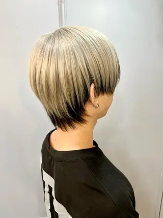 ショート カラー メンズ LAGRECE大阪梅田店所属・美髪矯正・髪質改善 【中村吉孝】のヘアスタイル