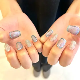 ネイル 🫧飛山琉桜/二条 ネイルアート/束感のマツエク・マツパデザイン