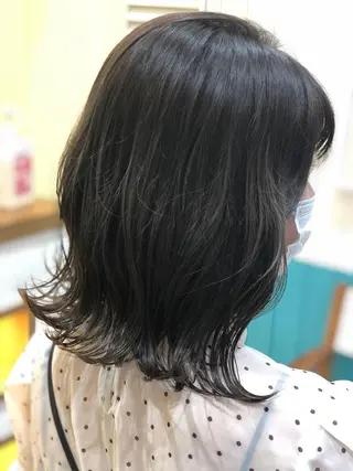 セミロング Snaly カラー特化ページのヘアスタイル