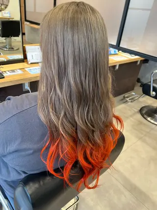 ロング カラー ブランシェ小幡駅前店 森樹のヘアスタイル