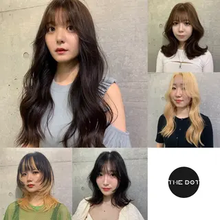 ロング ヘアアレンジ THE./ブリーチ 透感カラー/髪質改善のヘアスタイル