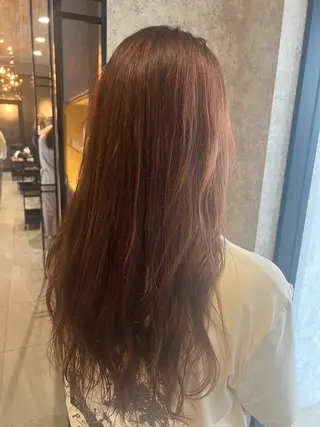 ロング カラー 池田 真理のヘアスタイル