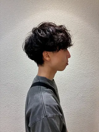パーマ メンズ 金山/メンズパーマ 西村侑真のヘアスタイル