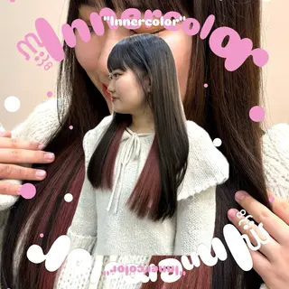 カラー igggy所属・松岡 茉和のヘアスタイル