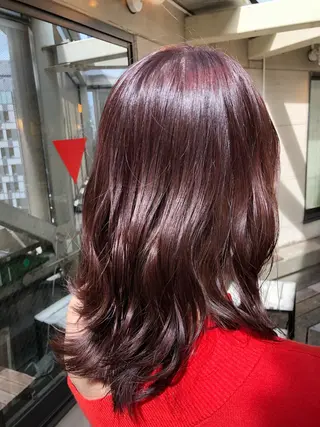 ミディアム カラー SALOWIN 表参道所属・シンカ 表参道のヘアスタイル