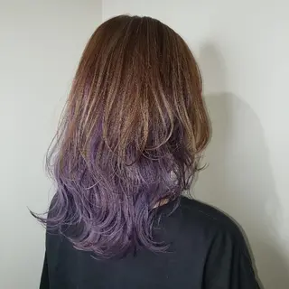 セミロング 🇰🇷透明感×ハイ トーン🌟tomoのヘアスタイル