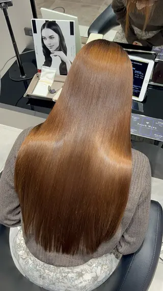 ロング ハルキミナトジャパン横浜所属・美髪矯正/髪質改善 /艶髪/千田理名🪞のヘアスタイル